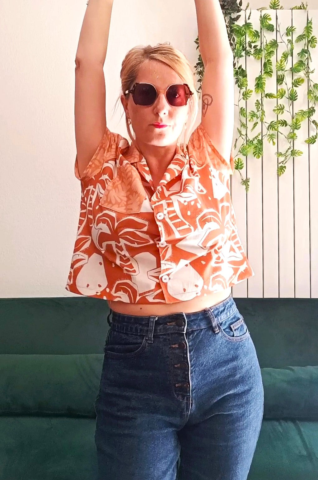 Chemise Galapagos -coupe courte-