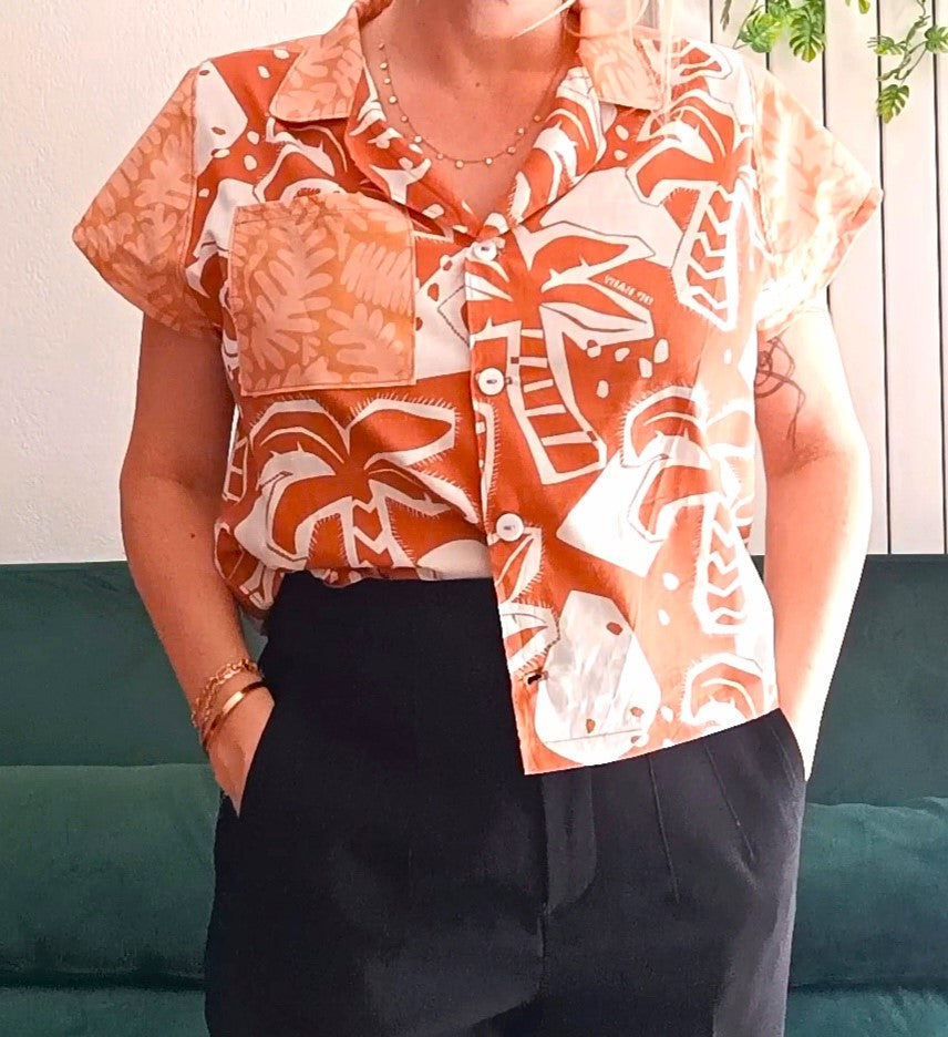 Chemise Galapagos -coupe courte-