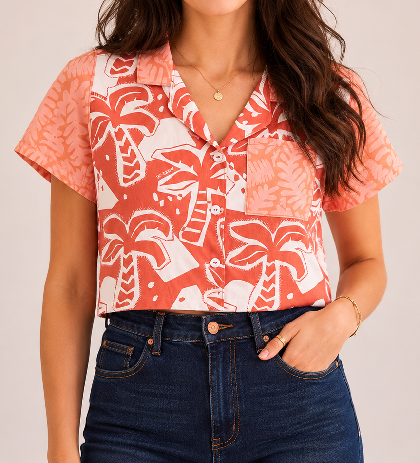 Chemise Galapagos -coupe courte-