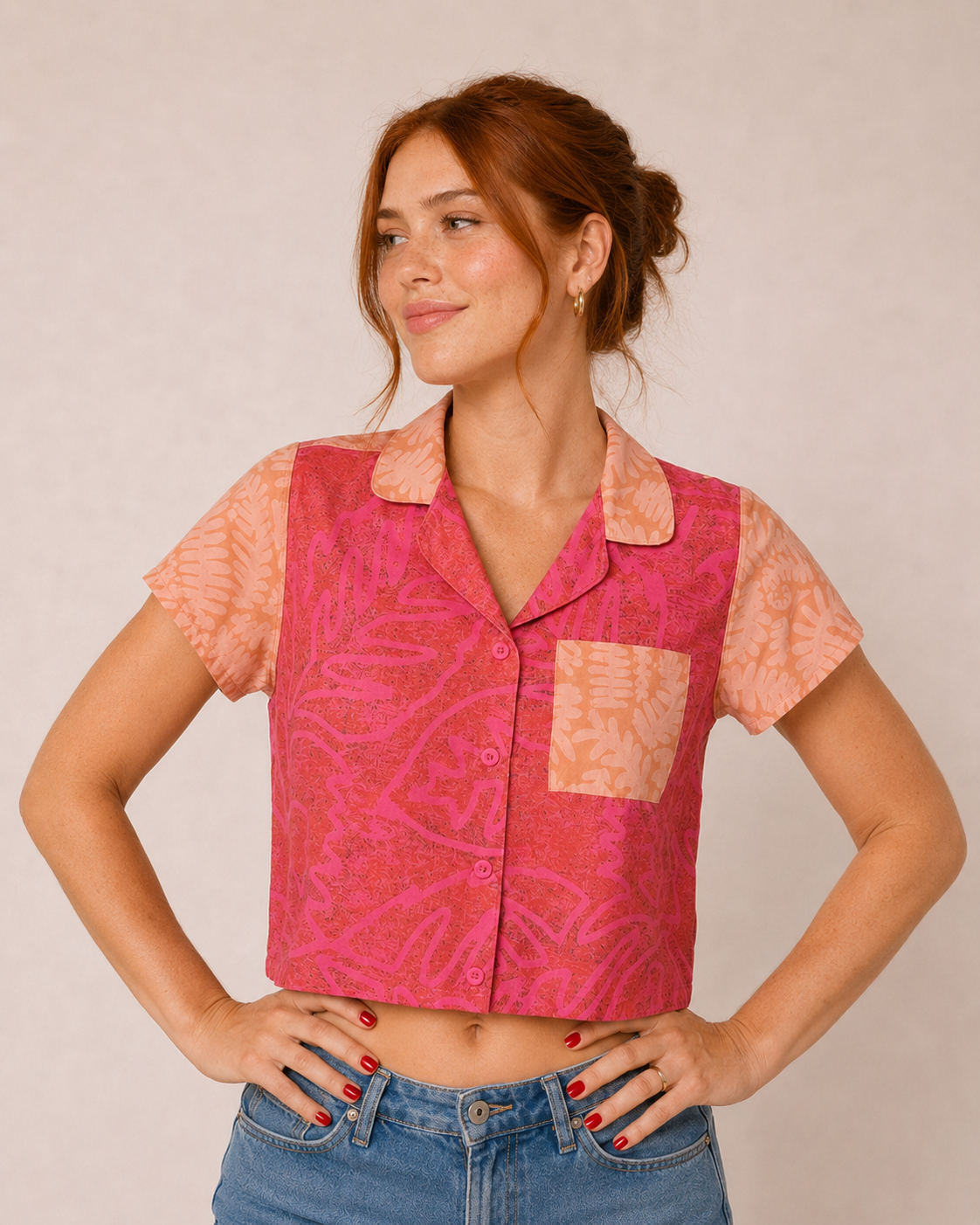 Chemise Tahiti -coupe courte-