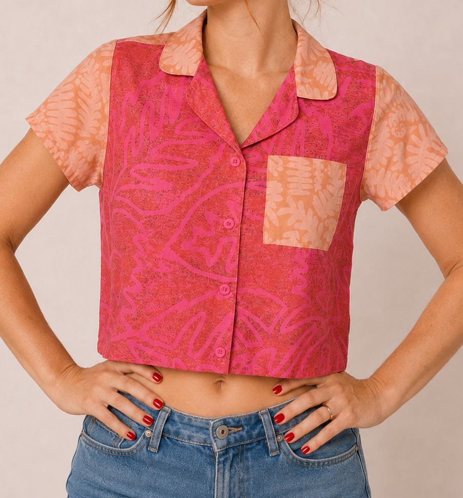 Chemise Tahiti -coupe courte-